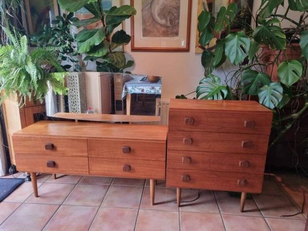 Two sections of vintage Danish furniture - Main image