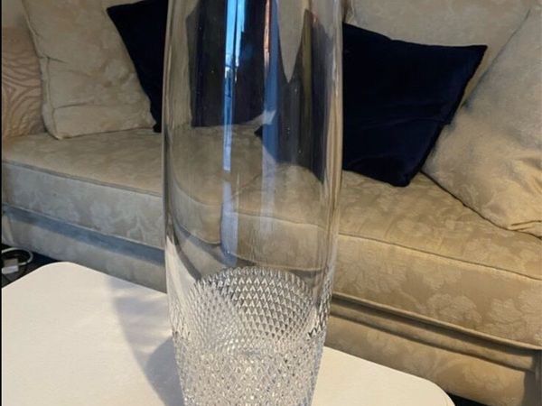 Large Heavy Waterford Crystal Vase - Main image