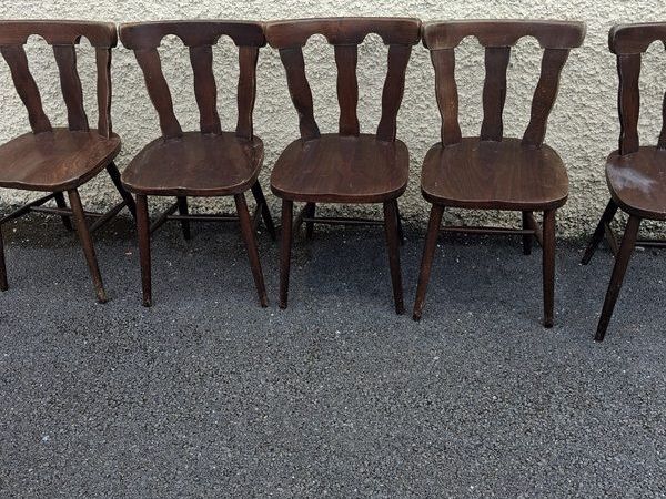5 Wooden Chairs - Main image