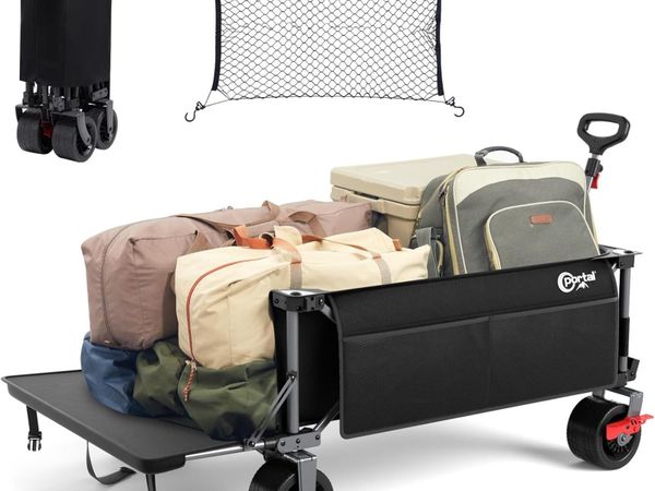 Widened Folding Festival Trolley Xxl with Brakes - Main image