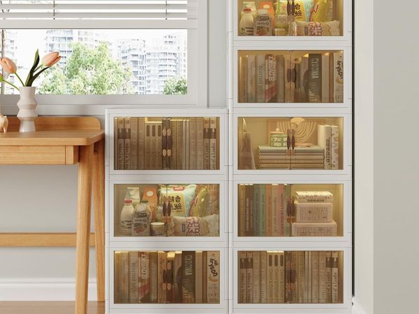Stackable Plastic Storage Boxes with Lids Box - Main image