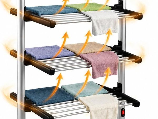 Bk Electric Clothes Airer 3 Tier Heated - Main image