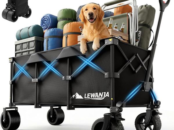 200L Folding Trolley Heavy Duty Collapsible - Main image
