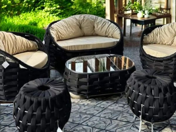 6-piece outdoor lounge set - Main image