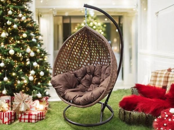 Egg-chair-with-cushion swing chair brand new - Main image