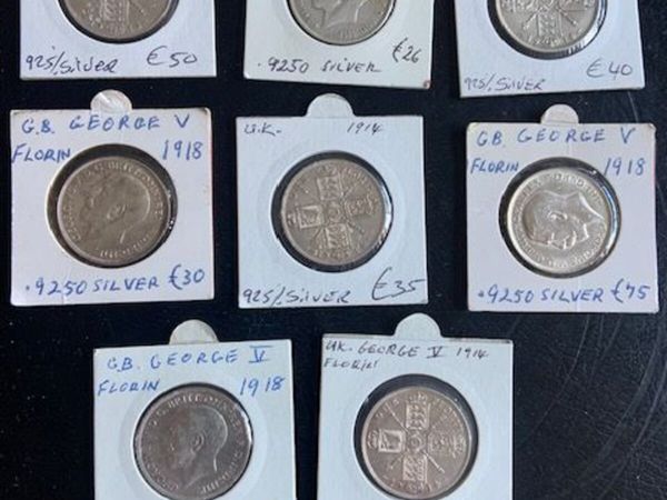 Florin Coins King George - Various Prices Florin C - Main image