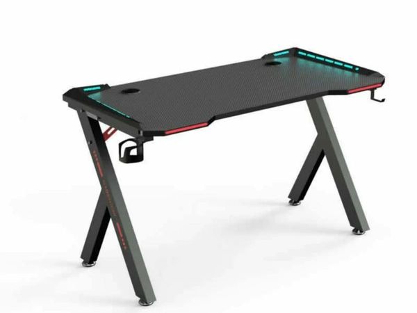 Gaming PC Table Desk With LED lights - Main image