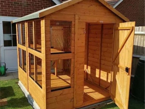 🌱 8×6 Timber Apex Potting Sheds - Main image