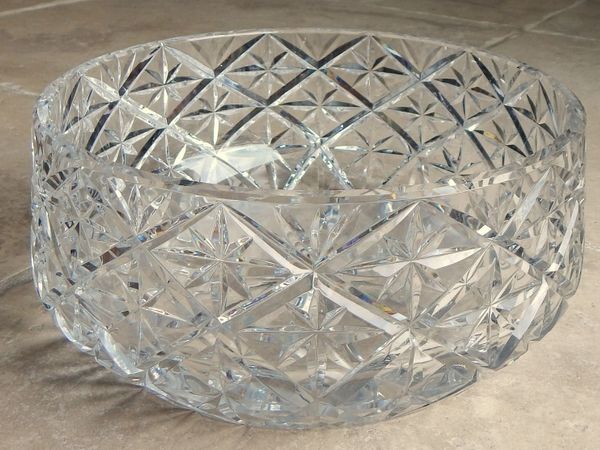 Large Cut Crystal Bowl - Main image