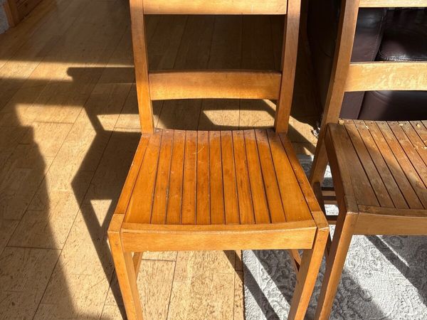Vintage wooden Kitchen chairs - Main image