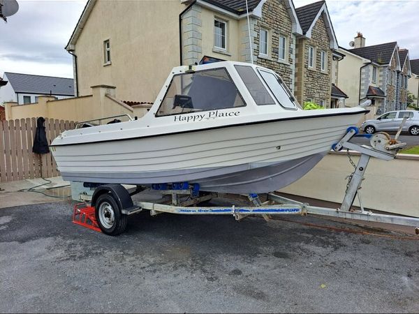 2004 explorer elite mercury 60hp roller trailer - Main image
