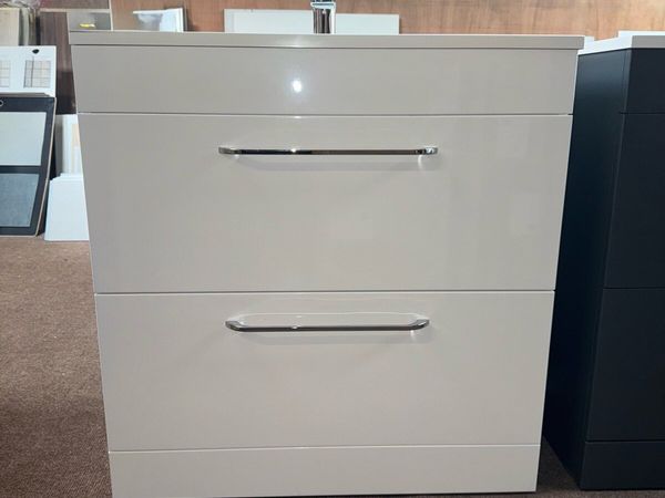 Brand New White Sink & Vanity Unit - Main image