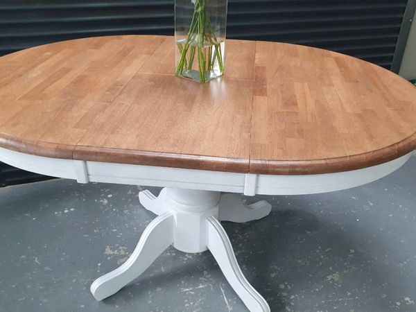 6 seater extendable solid oak - Main image