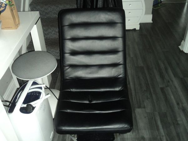 Swivel chair with footstool - Main image