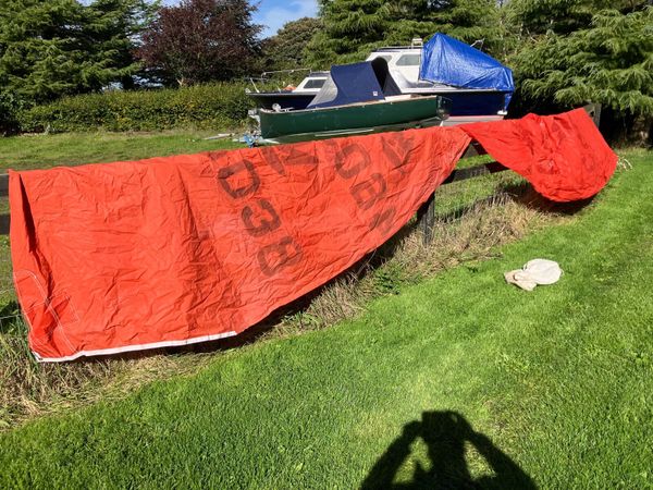 SAILS COMPLETE SET FOR MIRROR DINGHY OR SIMILAR - Main image