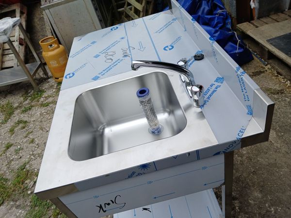 Staneless steel cabbinet sink unit complete - Main image