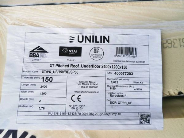 10 sheets of 150mm PIR insulation - Main image