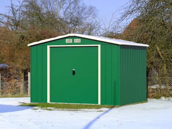 10x8  ECO STEEL GARDEN SHEDS DELIVERY INCLUDED - Main image