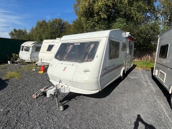 Elddis firestorm 500/5 birth with fixed awning - Main image