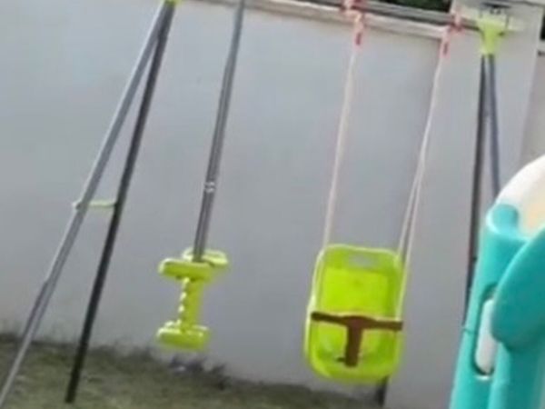 Kids Outdoor Swing Set - Main image