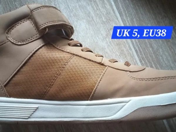 Tan Boots, UK 5 worn once - Main image