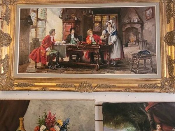 Large Duch painting - Main image