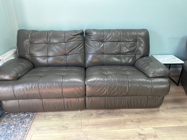 Genuine leather couch - Main image