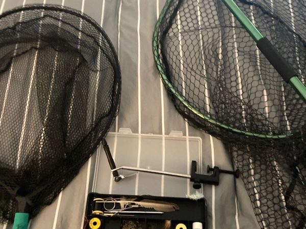 Fishing nets and fly tying gear - Main image