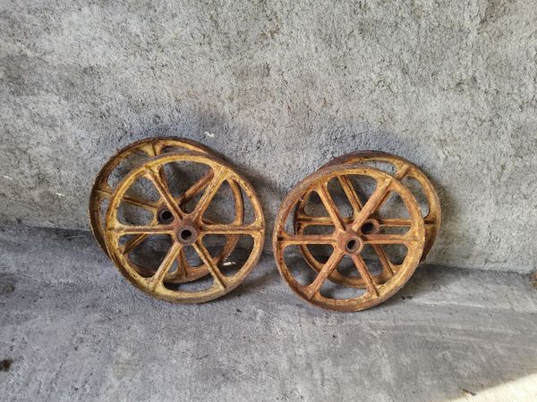 Old Treshing Mill Wheels - Main image