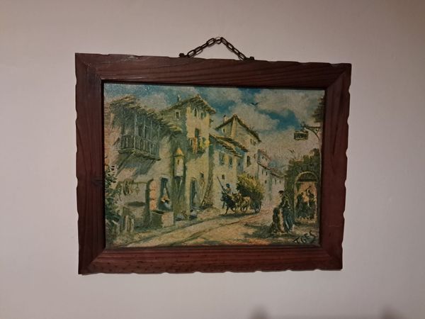 Vintage Spanish Street Painting - Main image