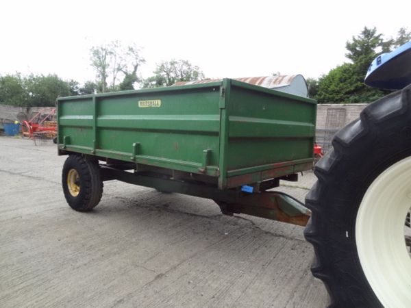 Marshall Dropside Tipping Trailer 11FT X 6FT6 - Main image