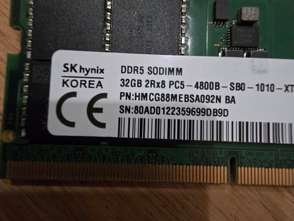 32gb DDR5 4800b SODIMM - Main image