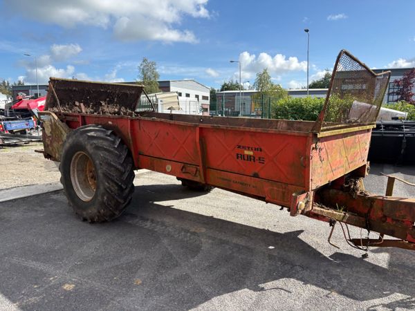 Zetor 5ton Rear Discharge Manure Spreader - Main image