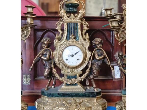 Three Piece Clock & Candelabra Set KAS1370 - Main image