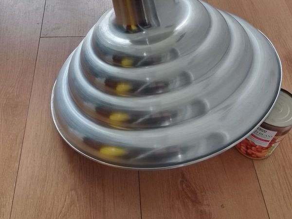 LARGE ALUMINIUM LAMP SHADE. - Main image