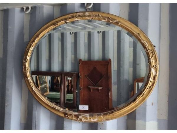 Gilt Oval Mirror KAS1348 - Main image