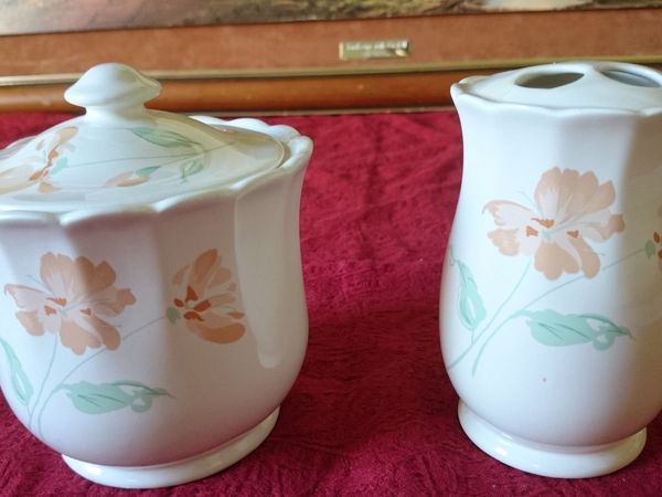 Boots England Poppy Vase & Trinket Bowl With Lid - Main image