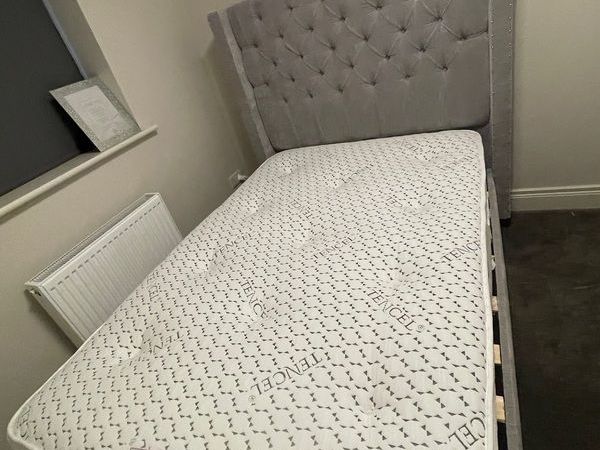 Small Double bed and Mattress (4ft) - Main image