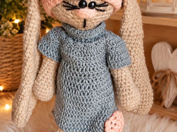 Handmade Crochet Bunny - Main image