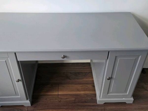 FREE IKEA LIATORP Desk – Grey – Good Condition - Main image
