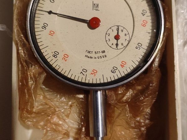 Vintage Soviet ChIZ ICH-10 Dial Indicator Gauge - Main image