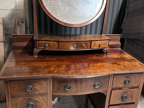 Antique Mahogany Dressing Table - Main image