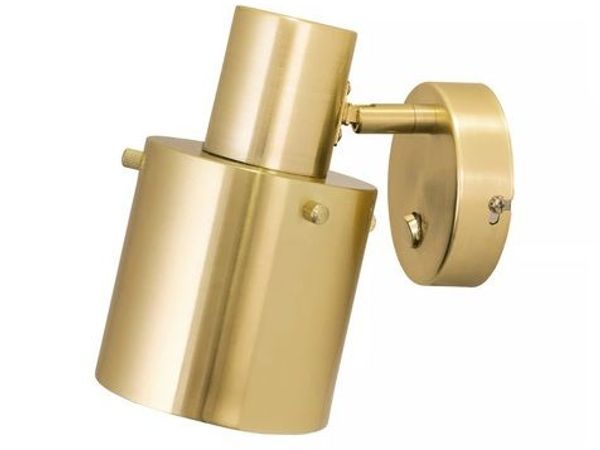 Brass wall lamp plug in - Main image