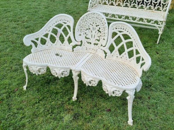 Bench – Cast Iron – Lovers – H29 - Main image