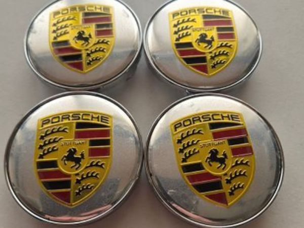 Porsche centre caps 60mm (FREE POST) - Main image