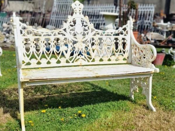 Bench Cast Iron Ornate H413 - Main image