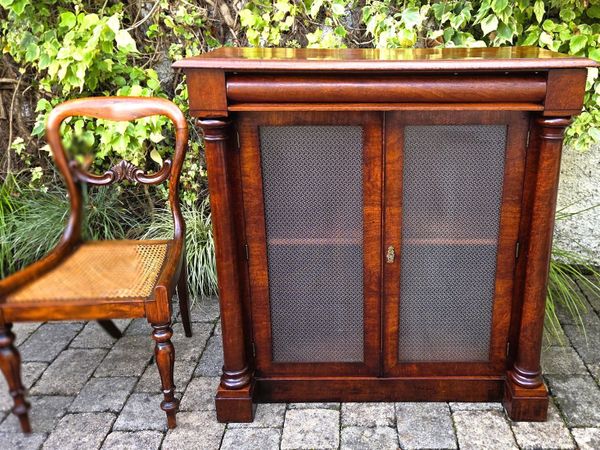 Victorian Mahogany Side Cabinet- Circa 1850 - Main image