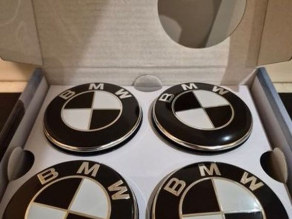 Floating BMW Centre Caps (68mm) Free Post - Main image