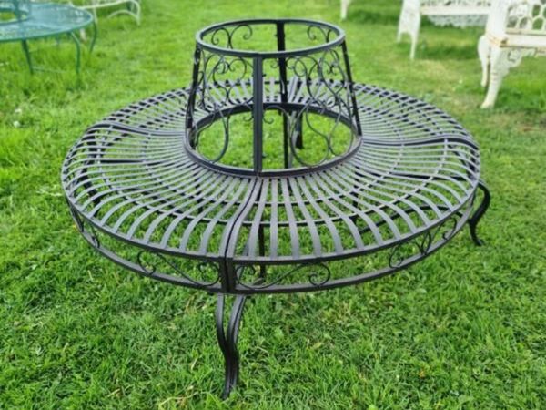 Tree Bench – Grey – D5672 - Main image