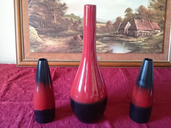 3Pc.Rocha.JohnRocha Ceramic Vases Made In Portugal - Main image